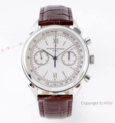 Highest Quality AI Factory Vacheron Constantin Historiques Cornes de Vache 1955 Chronograph Watch White Dial